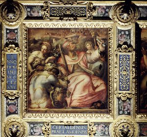 Allegory of the Town of Certaldo from the Ceiling of the Salone dei Cinquecento, 1565 by Giorgio Vasari